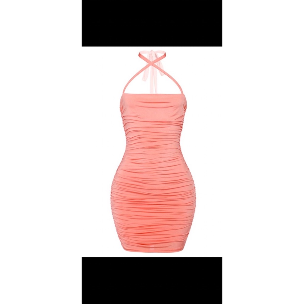 Coral dress